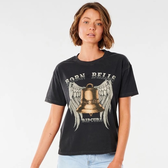 🔆RIP CURL🔆 BORN AT BELLS TEE 2021 SHORT SLEEVE - Picture 6 of 10